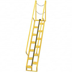 Vestil - Rolling & Wall Mounted Ladders & Platforms Type: Alternating Tread Stair Style: Tread Stair - USA Tool & Supply