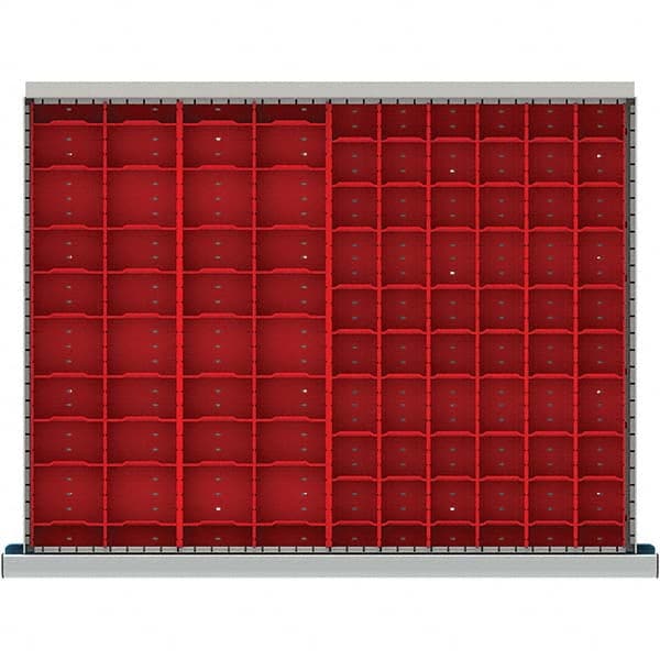 LISTA - 60-Compartment Drawer Divider Layout for 2.17" High Drawers - USA Tool & Supply