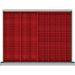 LISTA - 60-Compartment Drawer Divider Layout for 2.17" High Drawers - USA Tool & Supply