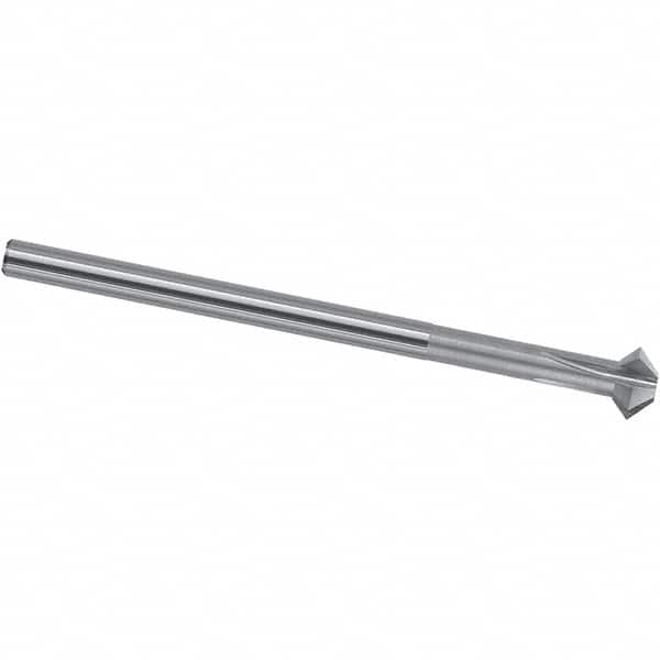 Magafor - 0.118" Cutter Head Diam, 0.035" Flat Width, Solid Carbide, Single Back Chamfer - USA Tool & Supply