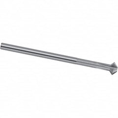 Magafor - 0.118" Cutter Head Diam, 0.035" Flat Width, Solid Carbide, Single Back Chamfer - USA Tool & Supply