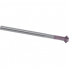 Magafor - 0.118" Cutter Head Diam, 0.035" Flat Width, Solid Carbide, Single Back Chamfer - USA Tool & Supply