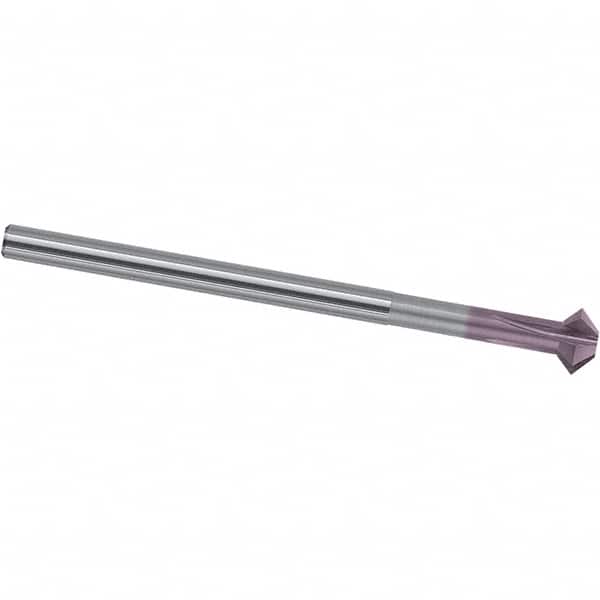 Magafor - 0.157" Cutter Head Diam, 0.063" Flat Width, Solid Carbide, Single Back Chamfer - USA Tool & Supply