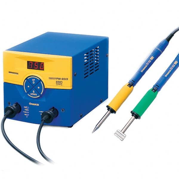 Soldering Stations; Type: Dual Port Soldering System w/ Two Soldering Handpieces; Soldering; Minimum Operating Temperature: 400  ™F; 200  ™C; Maximum Operating Temperature: 840  ™F; 450  ™C; Features: More Soldering Functionality; Accessories: B3253 Conne