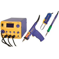 Hakko - Soldering Stations Type: Desolder-Tweezer-Solder Station Power Range/Watts: 410W - Exact Industrial Supply