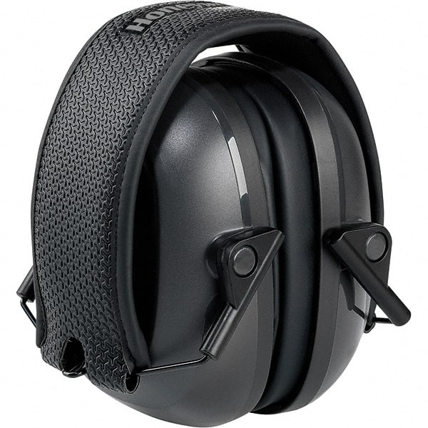 Howard Leight - 24 NRR, Over Head Adjustable Padded Conductive Folding Earmuffs - USA Tool & Supply