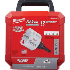 Milwaukee Tool - Hole Saw Kits Minimum Saw Diameter (Inch): 7/8 Maximum Saw Diameter (Inch): 2-1/2 - USA Tool & Supply