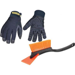 Youngstown - Size L (9) Synthetic Suede Cold Protection & Waterproof Work Gloves - USA Tool & Supply