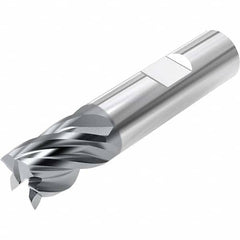 Niagara Cutter - 1/2", 5/8" LOC, 1/2" Shank Diam, 3" OAL, 5 Flute, Solid Carbide Square End Mill - USA Tool & Supply