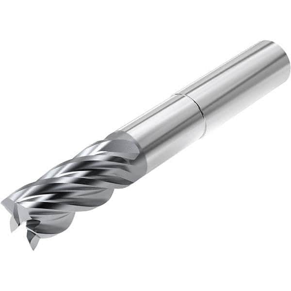 Niagara Cutter - 5/8", 1-1/4" LOC, 5/8" Shank Diam, 5" OAL, 5 Flute, Solid Carbide Square End Mill - USA Tool & Supply