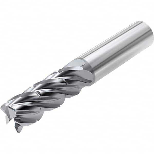 Niagara Cutter - 3/8" Diam 5 Flute Solid Carbide 0.0312" Corner Radius End Mill - USA Tool & Supply