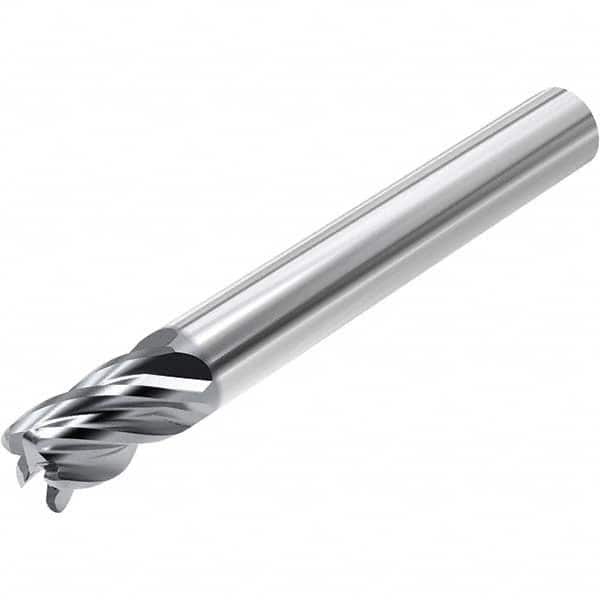 Niagara Cutter - 3/8" Diam 5 Flute Solid Carbide 0.0312" Corner Radius End Mill - USA Tool & Supply