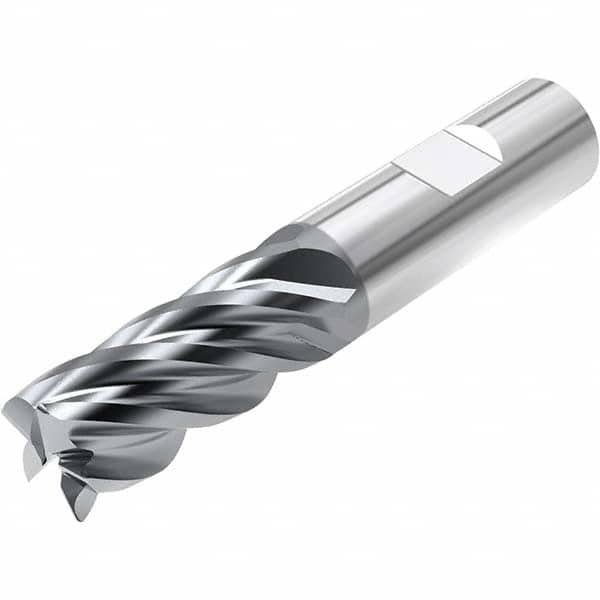 Niagara Cutter - 1/2" Diam 5 Flute Solid Carbide 0.0312" Corner Radius End Mill - USA Tool & Supply