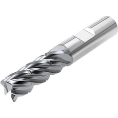 Niagara Cutter - 1/2" Diam 5 Flute Solid Carbide 0.0312" Corner Radius End Mill - USA Tool & Supply