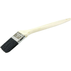 2″ Bent Radiator Brush, Black Bristle, 2-1/4″ Bristle Length, Wood Handle - USA Tool & Supply