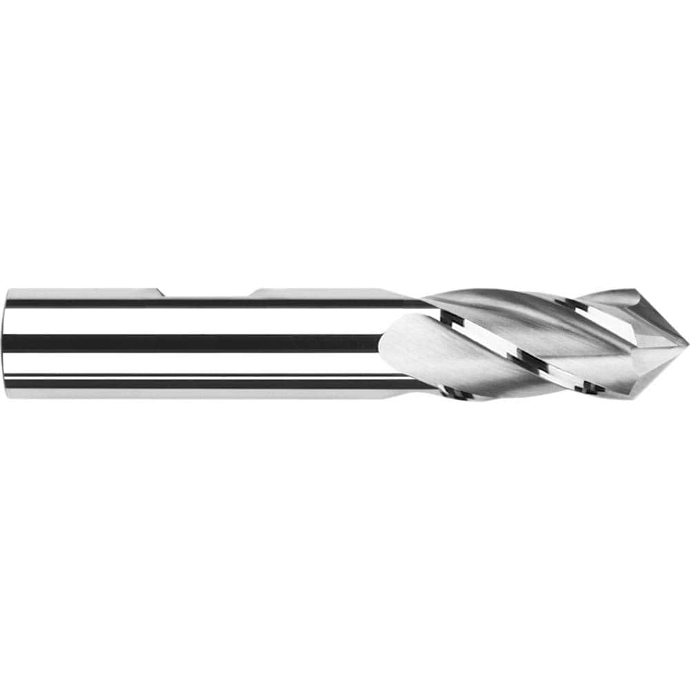Harvey Tool - 1/4" Diam, 5/8" LOC, 4 Flute 90° Point Angle Cobalt Drill Mill - Exact Industrial Supply
