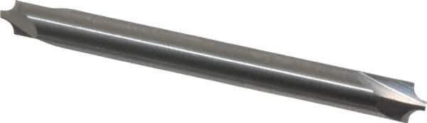 Value Collection - 1/16" Radius, 3/16" Mill Diam, 2 Flute Solid Carbide Corner Rounding End Mill - Double End, Uncoated, 2" OAL, 3/16" Shank Diam - USA Tool & Supply
