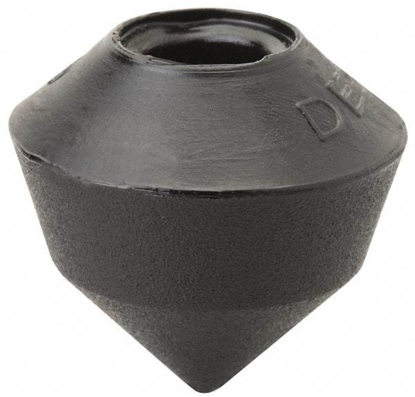 De-Sta-Co - 0.8071" Max Diam, 1/4-2 Thread, Polyurethane, Screw On, Cone Tip, Clamp Spindle Assembly Replacement Cap - For 1/4" Diam Standard Spindle, 3/4" OAL, 3/4" Surface Diam, 1/2" Hole Diam, 0.63" Hole Depth - USA Tool & Supply