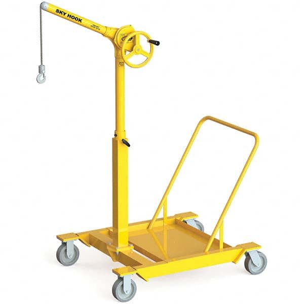 Sky Hook - 500 Lb Steel Lifting Hook Crane - USA Tool & Supply