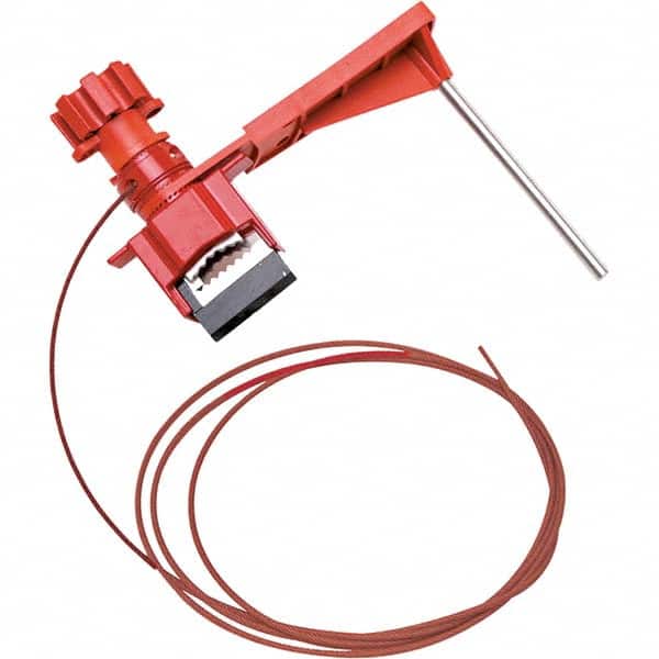 Brady - Pneumatic & Valve Lockouts Type: Universal Valve Lockout Maximum Valve Handle Size (Inch): 1 - USA Tool & Supply