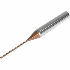 Seco - 1.2mm Diam, 1.2mm LOC, 2 Flute Solid Carbide Ball End Mill - HXT Finish, Single End, 70mm OAL, 6mm Shank Diam, Spiral Flute - USA Tool & Supply