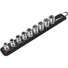 Wera - Hex & Torx Bit Socket Sets Type: Hex Bit Socket Set Drive Size: 3/8 - USA Tool & Supply