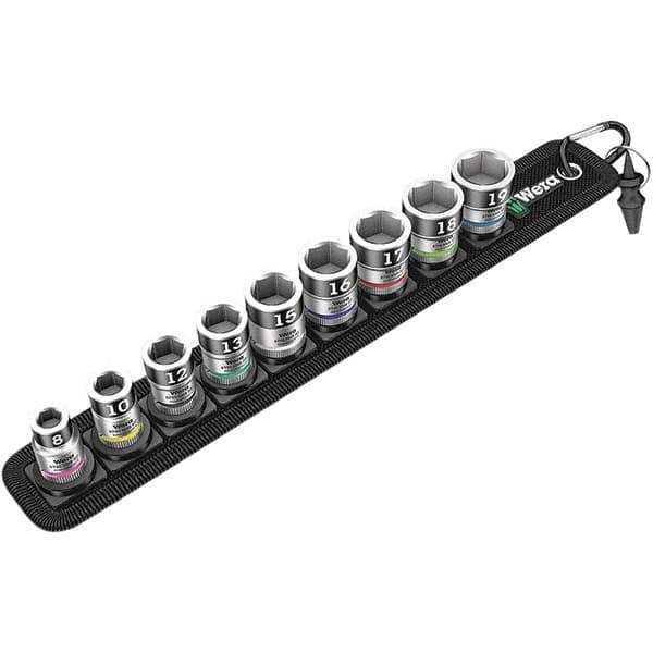 Wera - Hex & Torx Bit Socket Sets Type: Hex Bit Socket Set Drive Size: 3/8 - USA Tool & Supply