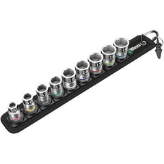 Wera - Hex & Torx Bit Socket Sets Type: Hex Bit Socket Set Drive Size: 3/8 - USA Tool & Supply