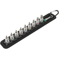 Wera - Hex & Torx Bit Socket Sets Type: Hex Bit Socket Set Drive Size: 1/4 - USA Tool & Supply