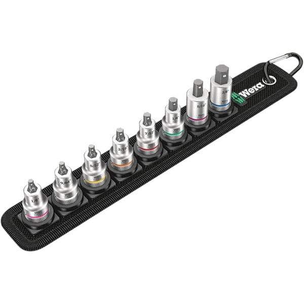 Wera - Hex & Torx Bit Socket Sets Type: Hex Bit Socket Set Drive Size: 3/8 - USA Tool & Supply