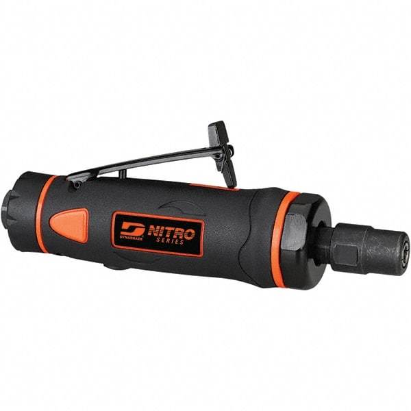 Dynabrade - Air Die Grinders Type: Straight Die Grinder Collet Size (mm): 6 - USA Tool & Supply