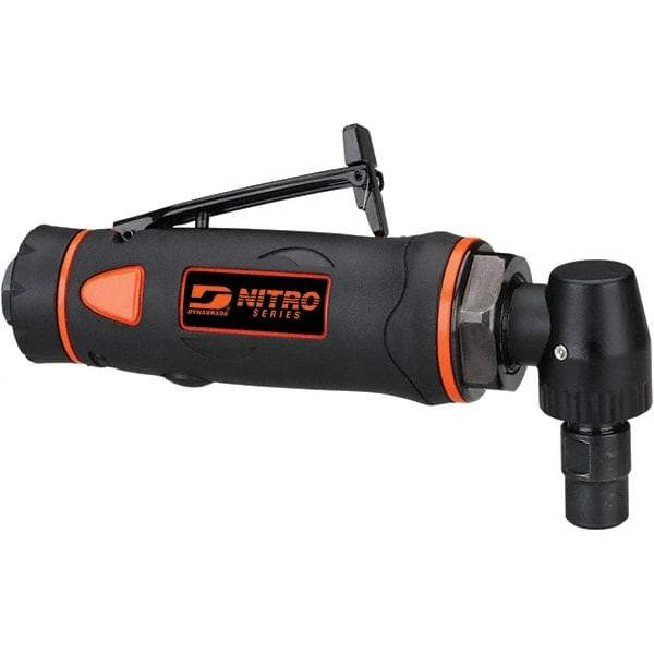Dynabrade - Air Die Grinders Type: Angle Die Grinder Collet Size (mm): 6 - USA Tool & Supply
