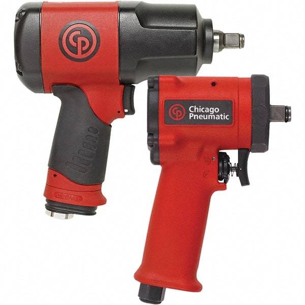 Chicago Pneumatic - Air Impact Wrenches & Ratchets   Drive Size: 1/2    Handle Type: Palm Grip - USA Tool & Supply