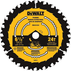 DeWALT - Wet & Dry-Cut Saw Blades   Blade Diameter (Inch): 6-1/2    Blade Material: Tungsten Carbide-Tipped - USA Tool & Supply