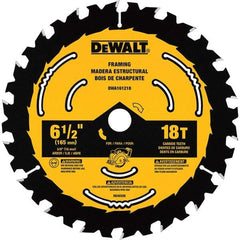 DeWALT - Wet & Dry-Cut Saw Blades   Blade Diameter (Inch): 6-1/2    Blade Material: Tungsten Carbide-Tipped - USA Tool & Supply