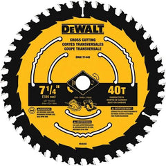 DeWALT - Wet & Dry-Cut Saw Blades   Blade Diameter (Inch): 7-1/4    Blade Material: Tungsten Carbide-Tipped - USA Tool & Supply