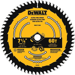 DeWALT - Wet & Dry-Cut Saw Blades   Blade Diameter (Inch): 7-1/4    Blade Material: Tungsten Carbide-Tipped - USA Tool & Supply