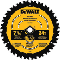 DeWALT - Wet & Dry-Cut Saw Blades   Blade Diameter (Inch): 8-1/4    Blade Material: Tungsten Carbide-Tipped - USA Tool & Supply