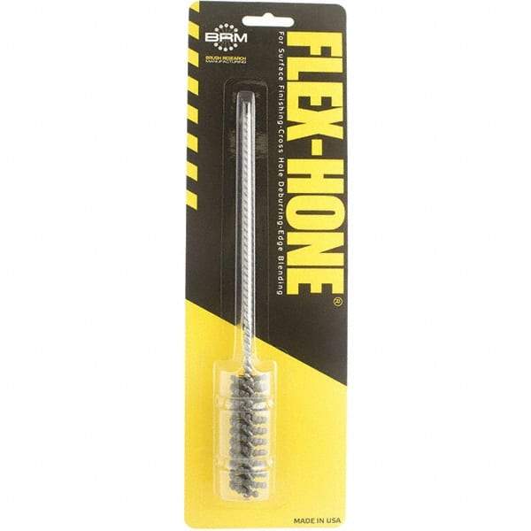 Brush Research Mfg. - 18mm Bore Diam, 240 Grit, Boron Carbide Flexible Hone - Medium, 2-1/2" OAL - USA Tool & Supply