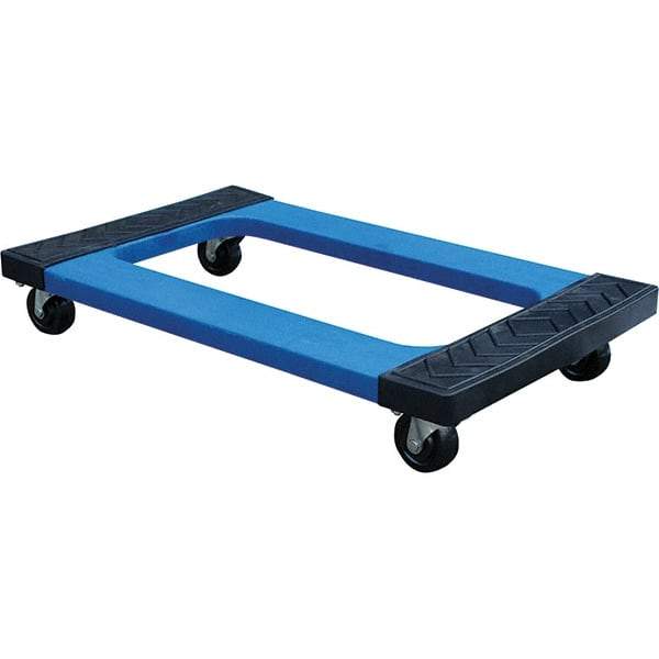Vestil - 1,000 Lb Capacity Plastic Dolly - 30" Long x 18" Wide - USA Tool & Supply
