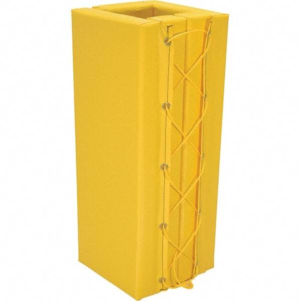 Vestil - 3" High, Column Protector - Fits 8" Columns, Yellow - USA Tool & Supply