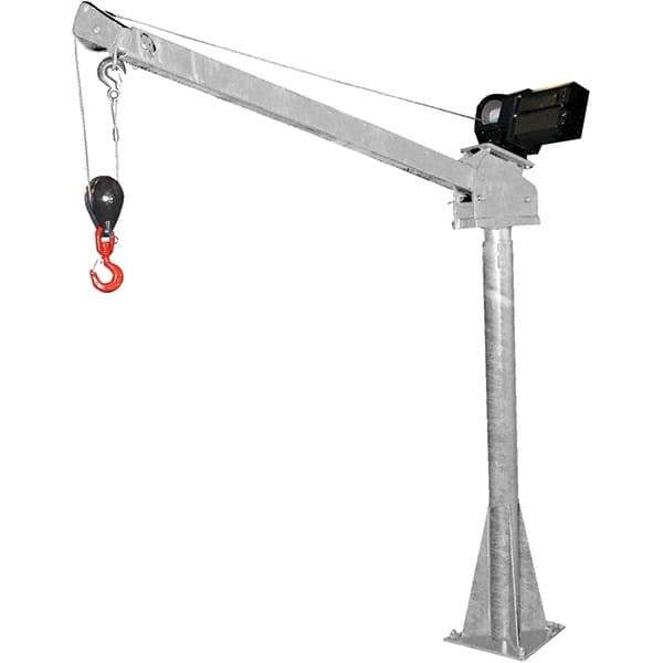 Vestil - 2,000 Lb Load Capacity, Jib Crane - USA Tool & Supply