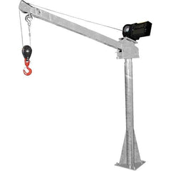 Vestil - 2,000 Lb Load Capacity, Jib Crane - USA Tool & Supply