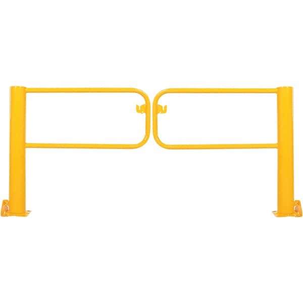 Vestil - Steel Rail Safety Gate - 96-1/16" Wide x 8" Door Height, - USA Tool & Supply