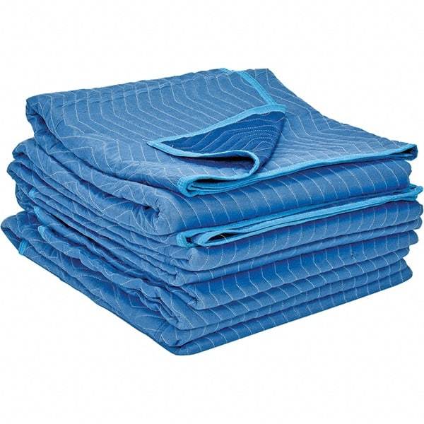 Vestil - 80" Long x 72" Wide Polyester Tarp & Dust Cover - Blue - USA Tool & Supply