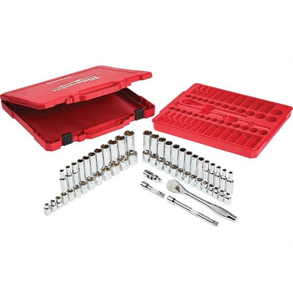 Milwaukee Tool - Socket Sets Measurement Type: Inch/Metric Drive Size: 3/8 - USA Tool & Supply