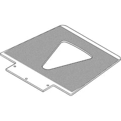 Wesco Industrial Products - 16-1/2" Wide x 13.4" Deep Hand Truck Toe Plate - 375 Lb Load Capacity - USA Tool & Supply