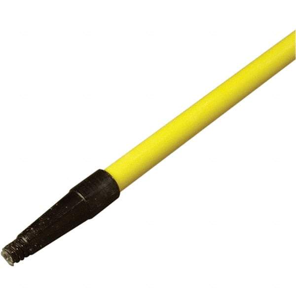 Carlisle - Broom/Squeegee Poles & Handles Connection Type: Threaded & Tapered Handle Material: Fiberglass - USA Tool & Supply