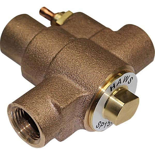 Haws - Plumbed Wash Station Accessories Type: Freeze Protection Bleed Valve Material: Brass - USA Tool & Supply