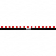 Stanley - Socket Holders & Trays Type: Clip Rail Drive Size: 1/2 - USA Tool & Supply